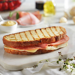 Danora Individually Wrapped Italian Sourdough Toastie Panini With Smoked Ham & Cheese 22 x 185g Ready Meals Asetena Pa