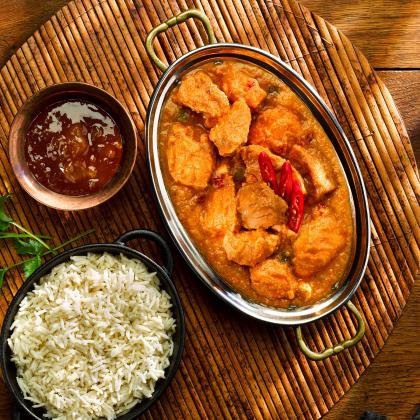 Simply Worldfoods Butter Chicken 4 x 1.36kg Ready Meals Asetena Pa