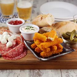 YAMAS! FROZEN HALLOUMI FRIES BREADED 1KG Ready Meals Asetena Pa