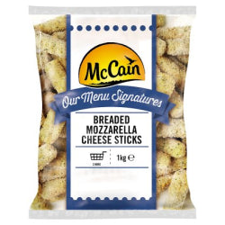 McCain P!ckers Breaded Mozzarella Cheese Sticks 1kg Ready Meals Asetena Pa