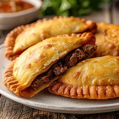 Jamaican Salt Fish Patty 36 x 128g Ready Meals Asetena Pa