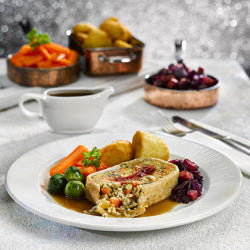 Vegan Wellington Slice 16 x 165g Ready Meals Asetena Pa