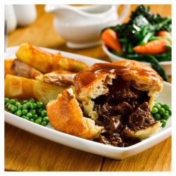 Everyday Favourites Steak Pie 48 x 148g Ready Meals Asetena Pa