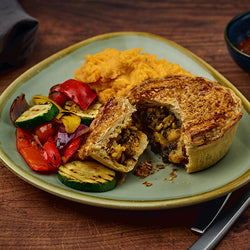 Phat Pasty Vegan Cauliflower & Spinach Balti Pie 12 x 270g Ready Meals Asetena Pa