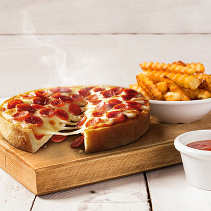 Chicago Town Deep Dish Pepperoni Pizzas 2 x 155g Ready Meals Asetena Pa