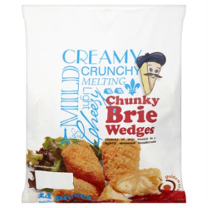 Breaded Brie Wedges 38g 24pk Ready Meals Asetena Pa