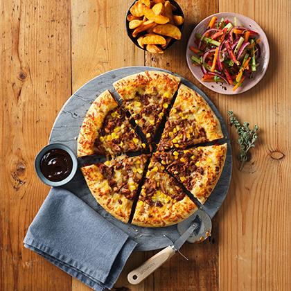 Chicago Town Take Away 30cm Memphis Pulled Pork Pizza 9 x 695g Ready Meals Asetena Pa