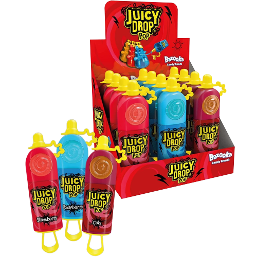 Bazooka Juicy Drop Pop Standard 12x26g(16)