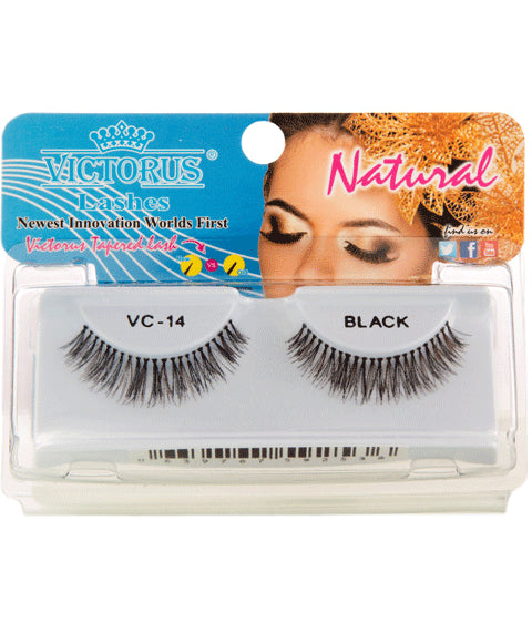 NATURAL VC14 BLACK LASHES Eye Makeup Asetena Pa