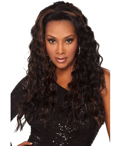 PURE STRETCH CAP SYN AUGUSTA V DEEP LACE FRONT WIG Color 1 Lace Wigs Asetena Pa