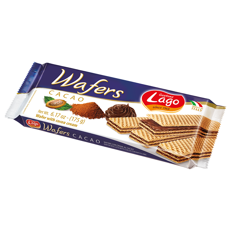 Lago Wafer Cacao & Vanilla 1x6005