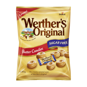 Werthers Sugar Free Butter Candies 12x65g