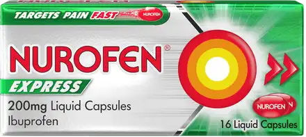 Nurofen Express Liquid Capsules 12x10's
