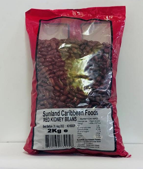 Sunland Red Kidney Beans 2kg-Fd