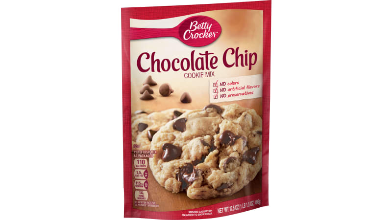 MASBetty Crocker USA Chocolate Chip Cookie Mix 495g-Fd