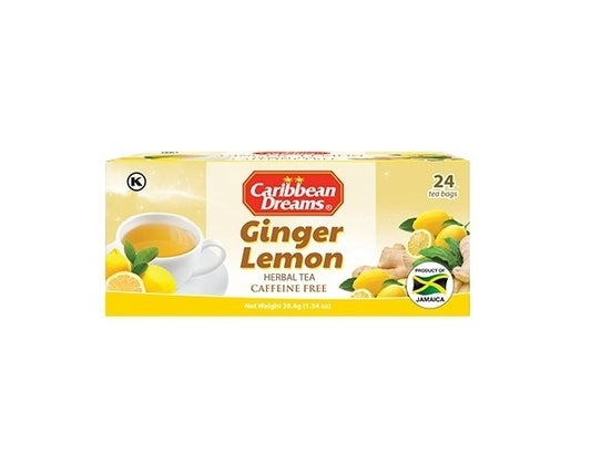 Caribbean Dreams Ginger Lemon Tea 24’s