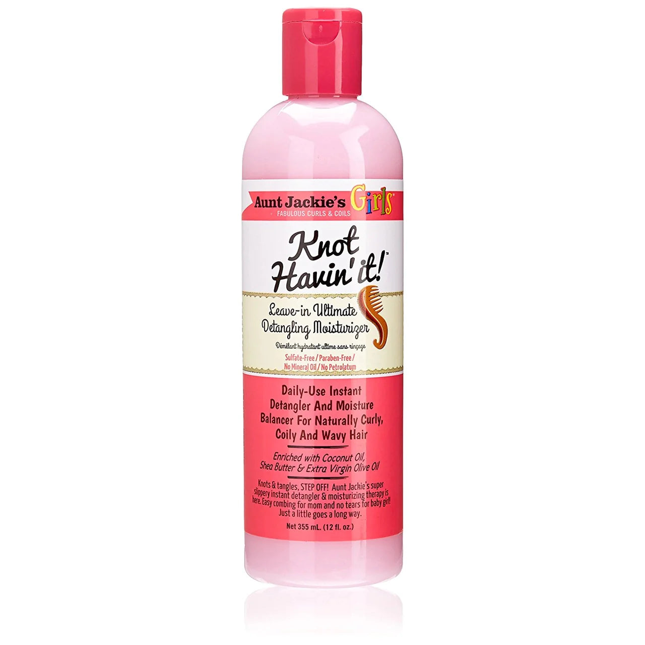 MASAunt Jackie’s Girls Knot Havin’ It Leave In Detangling Moist 12oz-Food