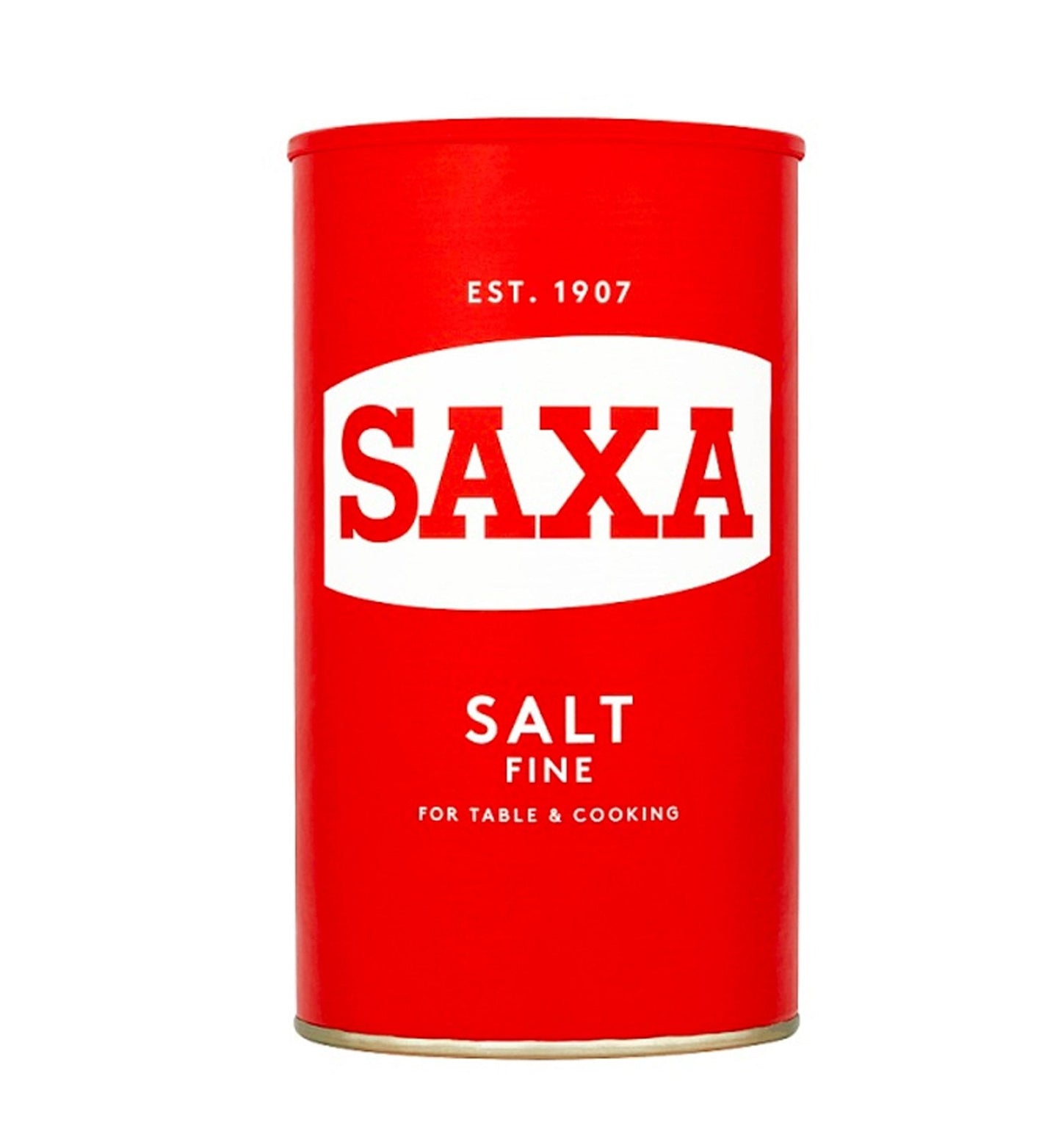 MASSaxa Table Salt Drums 750g Box of 12-Fd