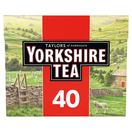 Taylors of Harrogate Yorkshire Tea 40 Tea Bags 125g-Food