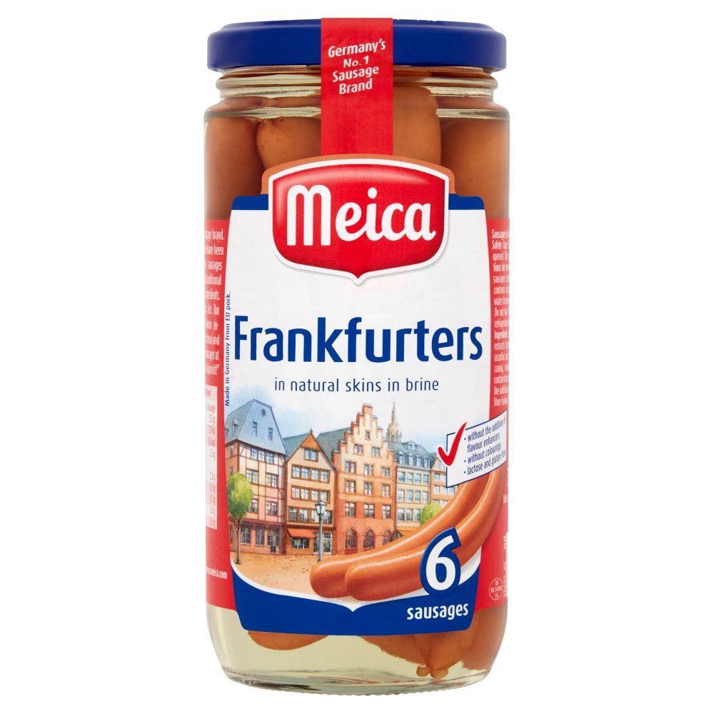 MASMeica 6 Frankfurters Sausages 375g-Food
