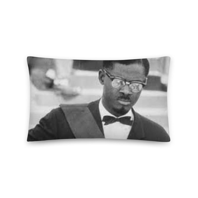 African Pillow Cover Home Decor Rectangular Patrice Lumumba Portrait Printed Machine Washable Pillowcase Protector