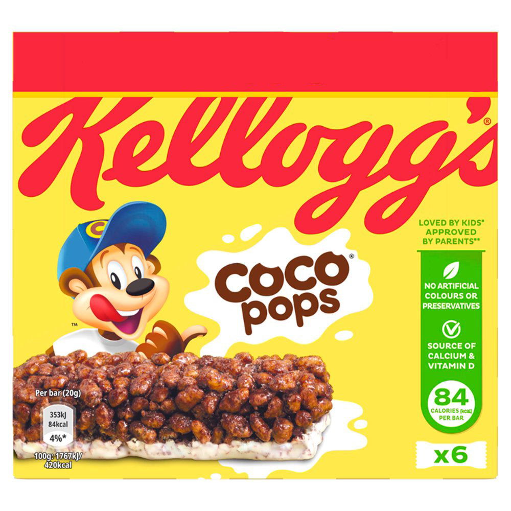 MASKellogg's Coco Pops Cereal Bar 20g-Food