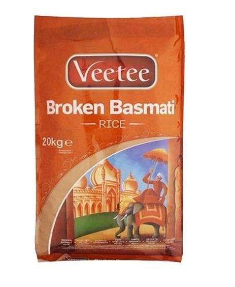 MASVeetee Broken Basmati Rice 20kg Box of 1-Fd