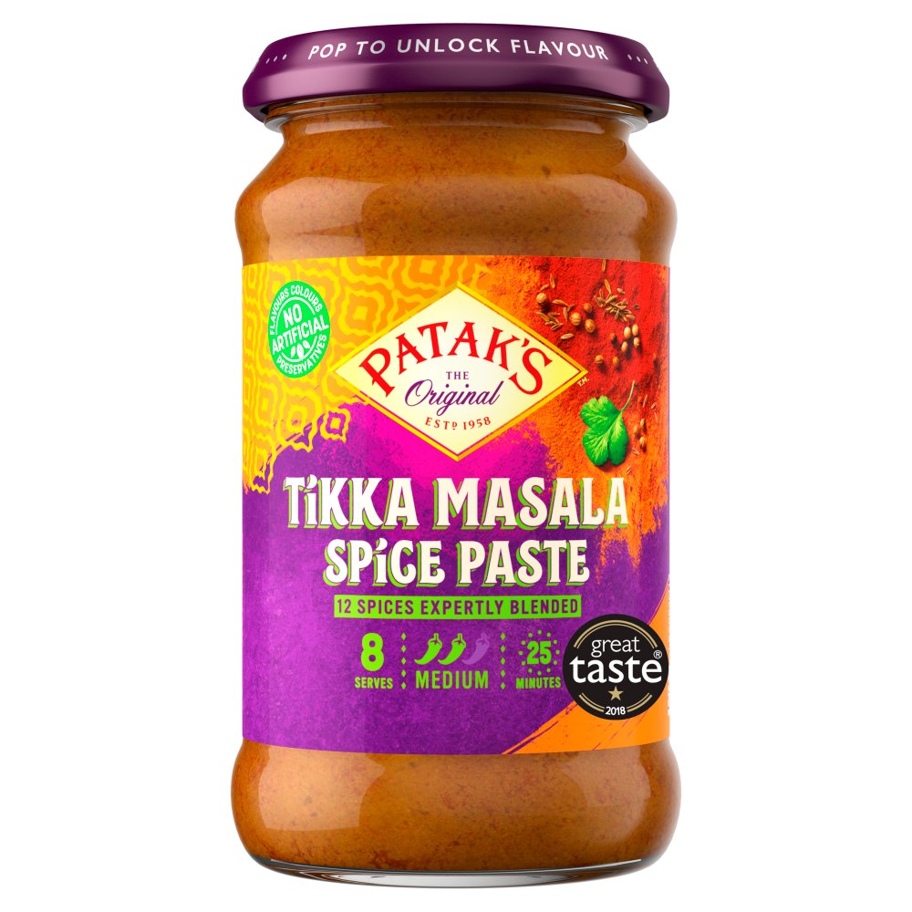 MASPatak's Tikka Masala Spice Paste 283g-Food