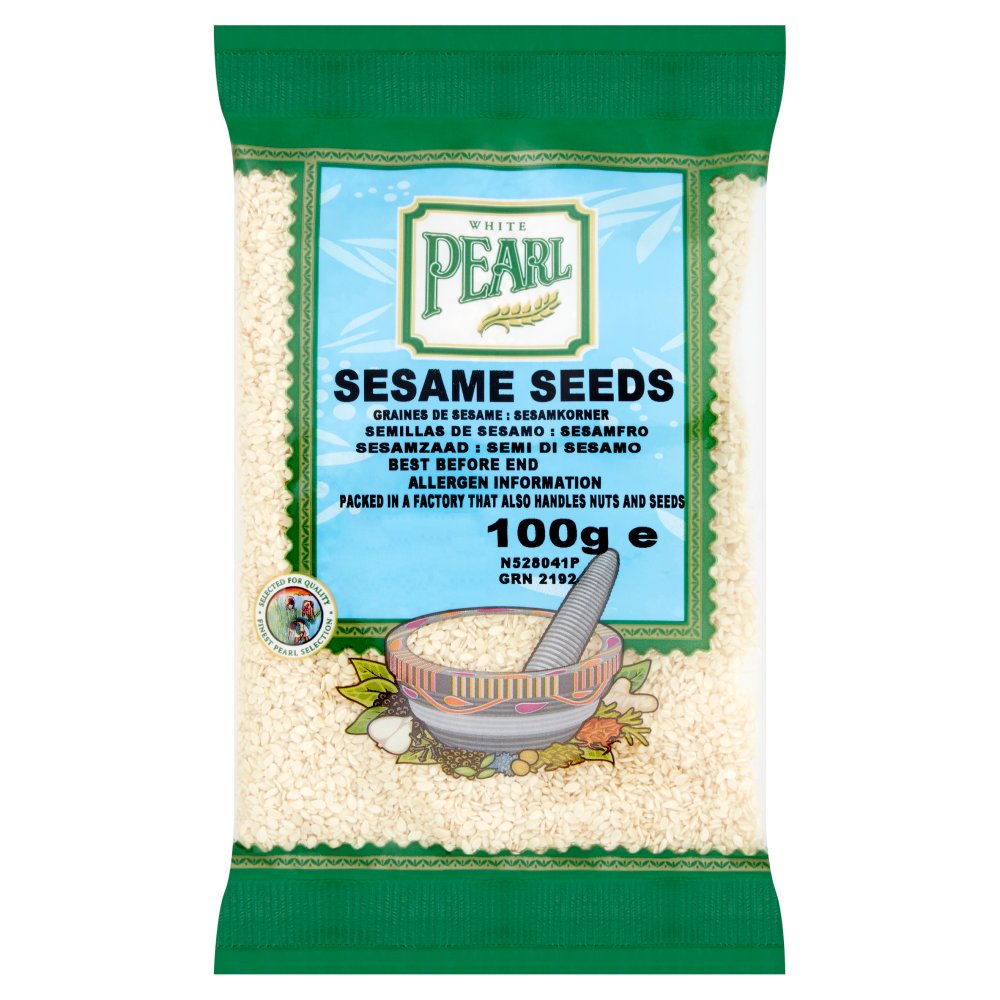 White Pearl Sesame Seeds 100g-Food