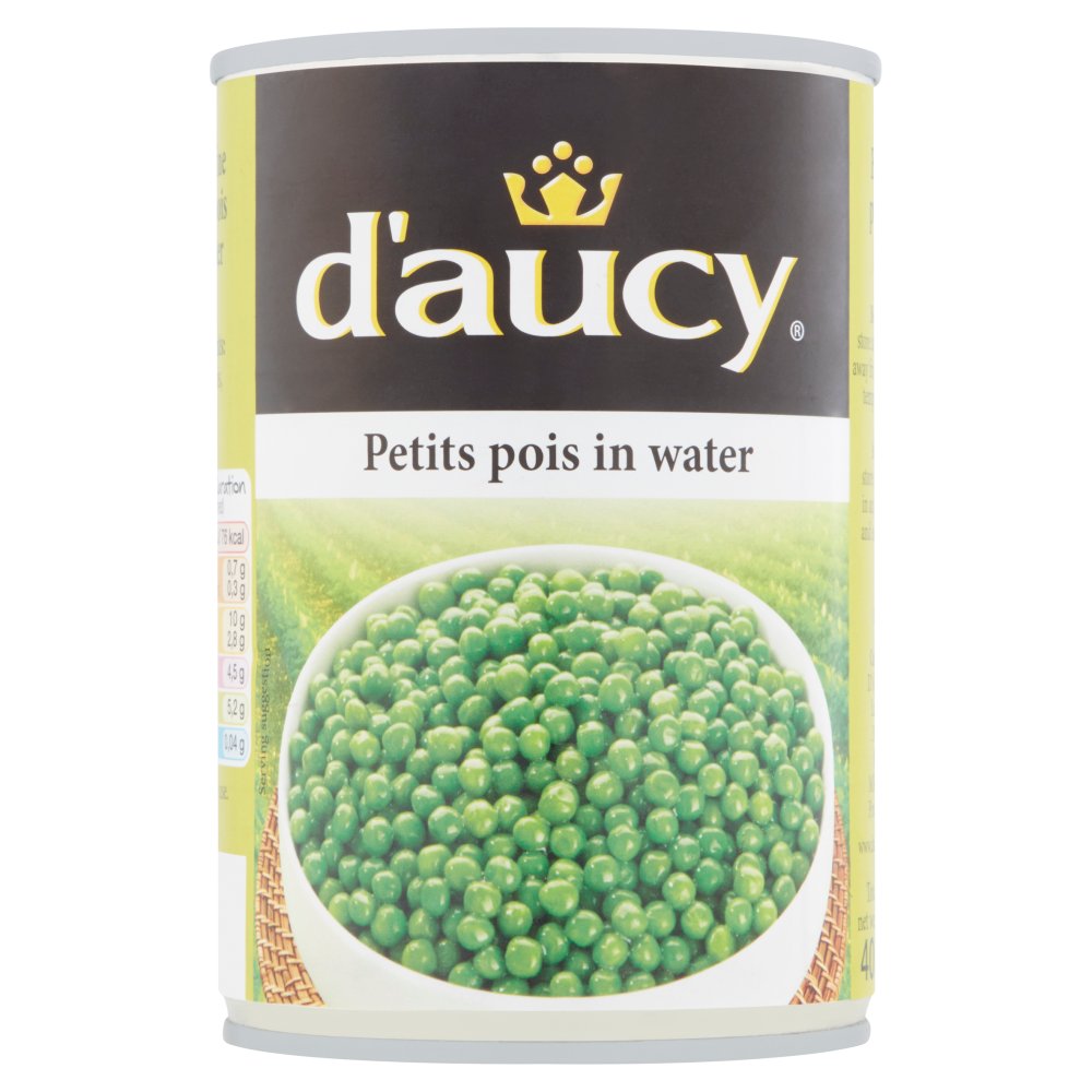 MASD'Aucy Petits Pois in Water 400g-Food