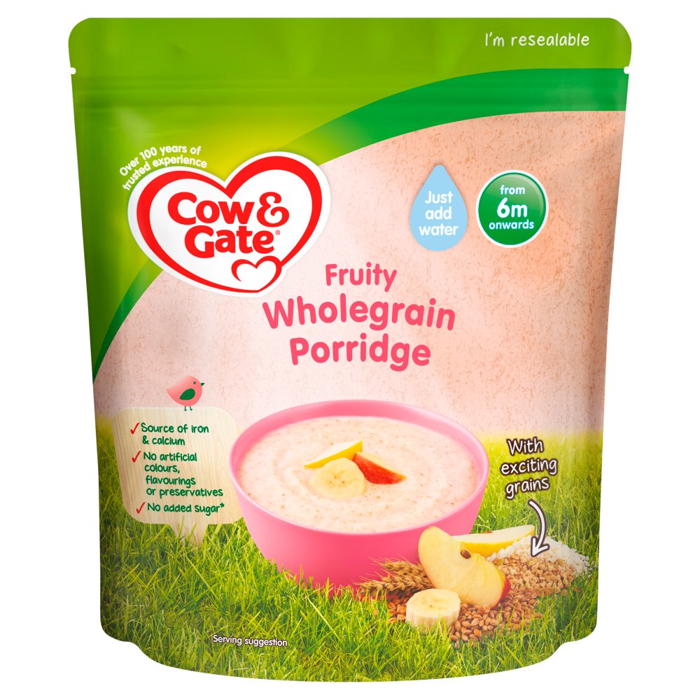 MASCow & Gate Fruity Wholegrain Porridge Baby Cereal 125g-Food
