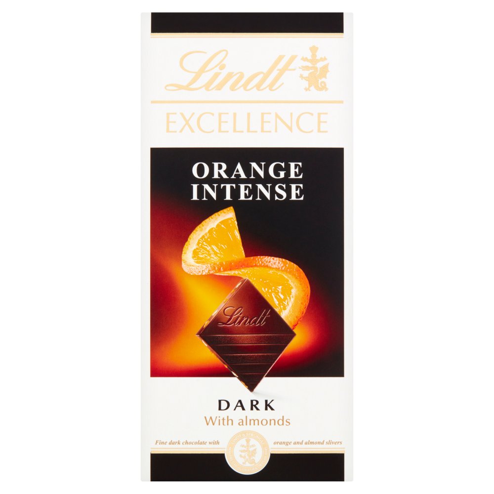 MASLindt EXCELLENCE Dark Orange Chocolate Bar 100g-Food