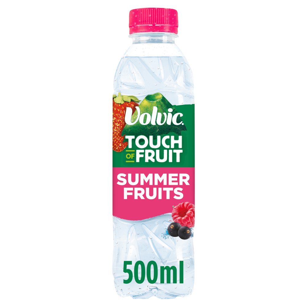 Volvic Touch of Fruit Low Sugar Summer Fruits Natural Flavoured Water 500ml-Food