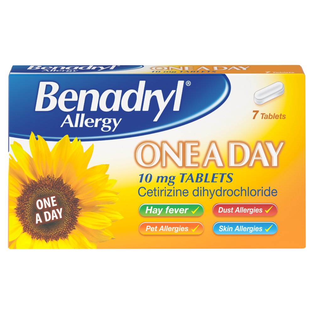 MASBenadryl 7 One a Day Allergy Tablets-Food