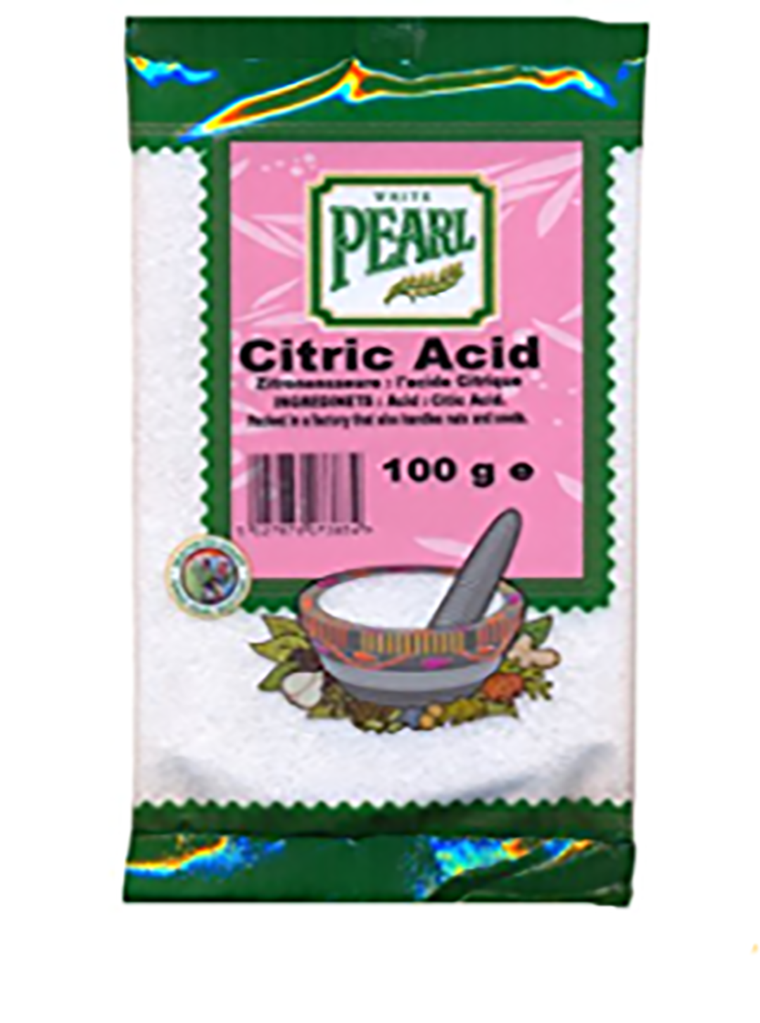 White Pearl Citric Acid 100g-Food