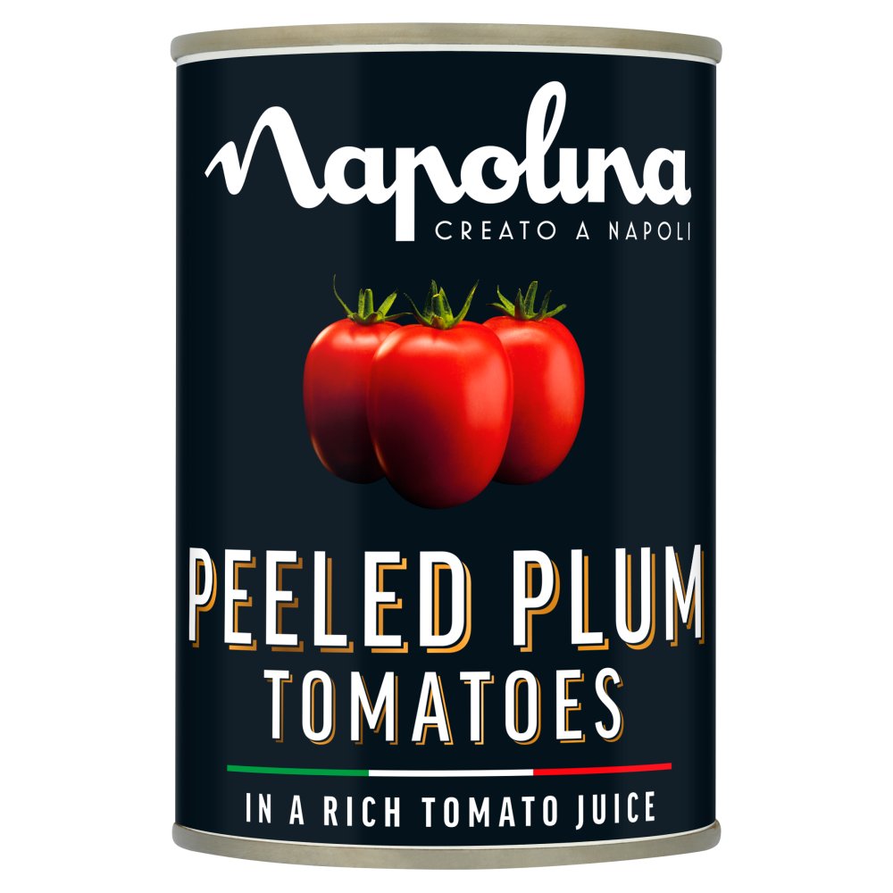 MASNapolina Peeled Plum Tomatoes 400g-Food