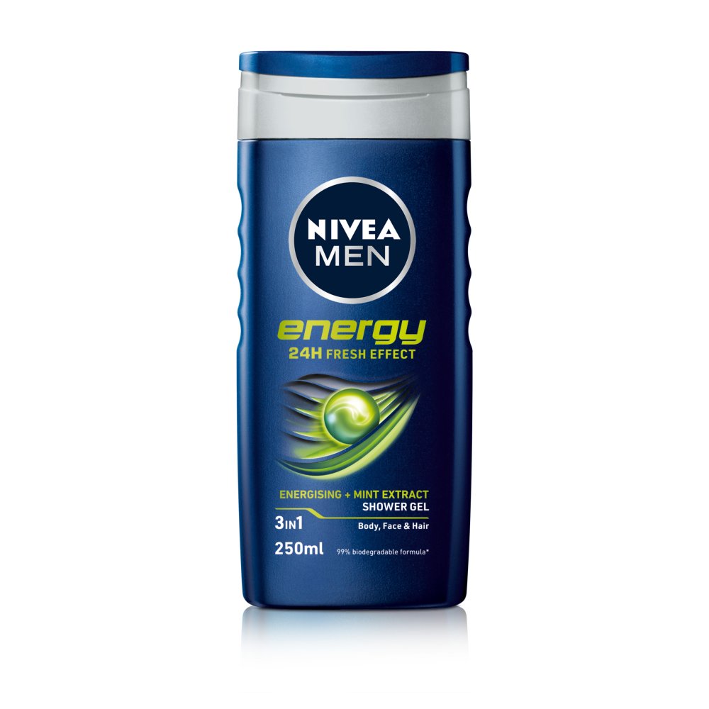 MASNIVEA MEN Energy Shower Gel 250ml-Food