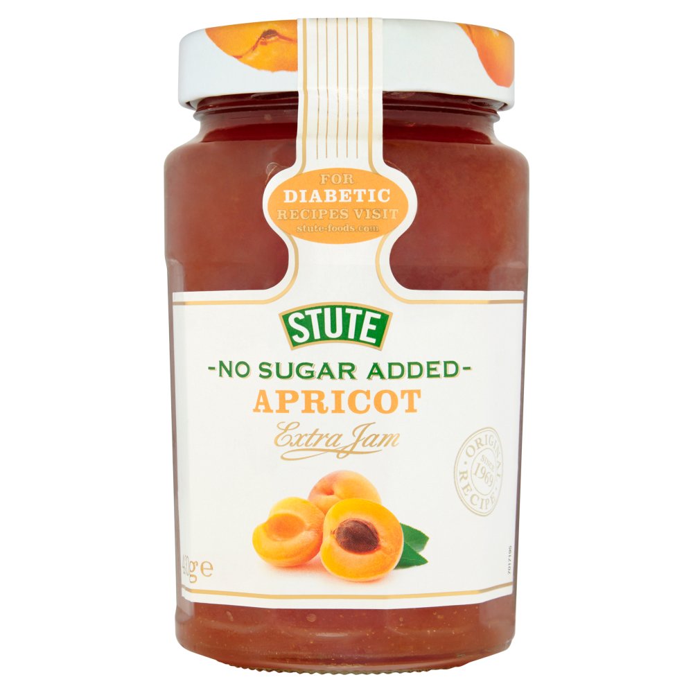 Stute No Sugar Added Apricot Extra Jam 430g-Food