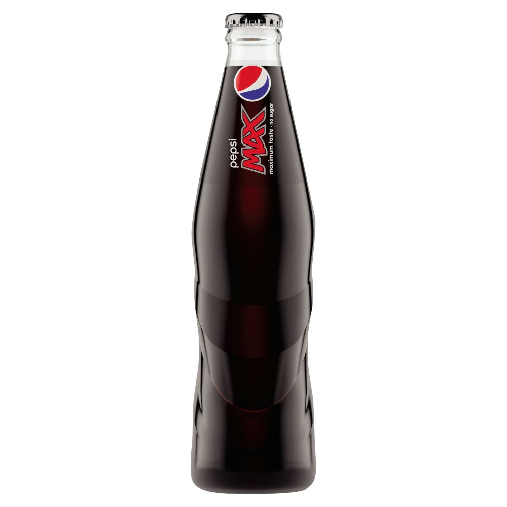 Pepsi Max No Sugar Cola Glass Bottle 330ml-Food