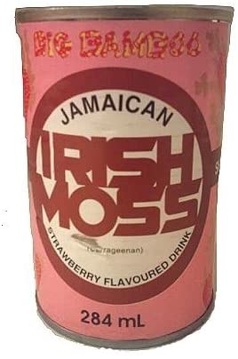 Big Bamboo Irish Moss Strawberry 284ml Box 12