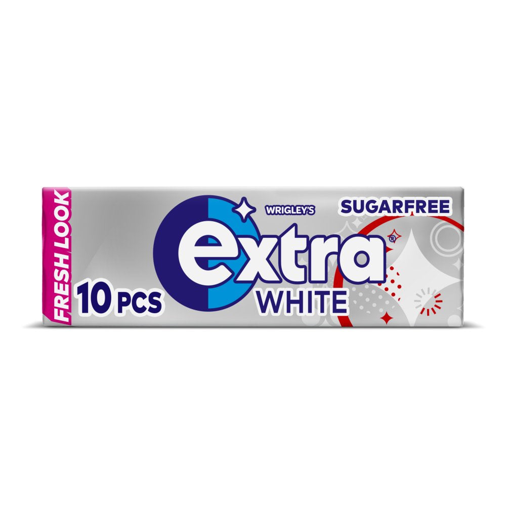 MASExtra White Chewing Gum Sugar Free 10 Pieces-Food