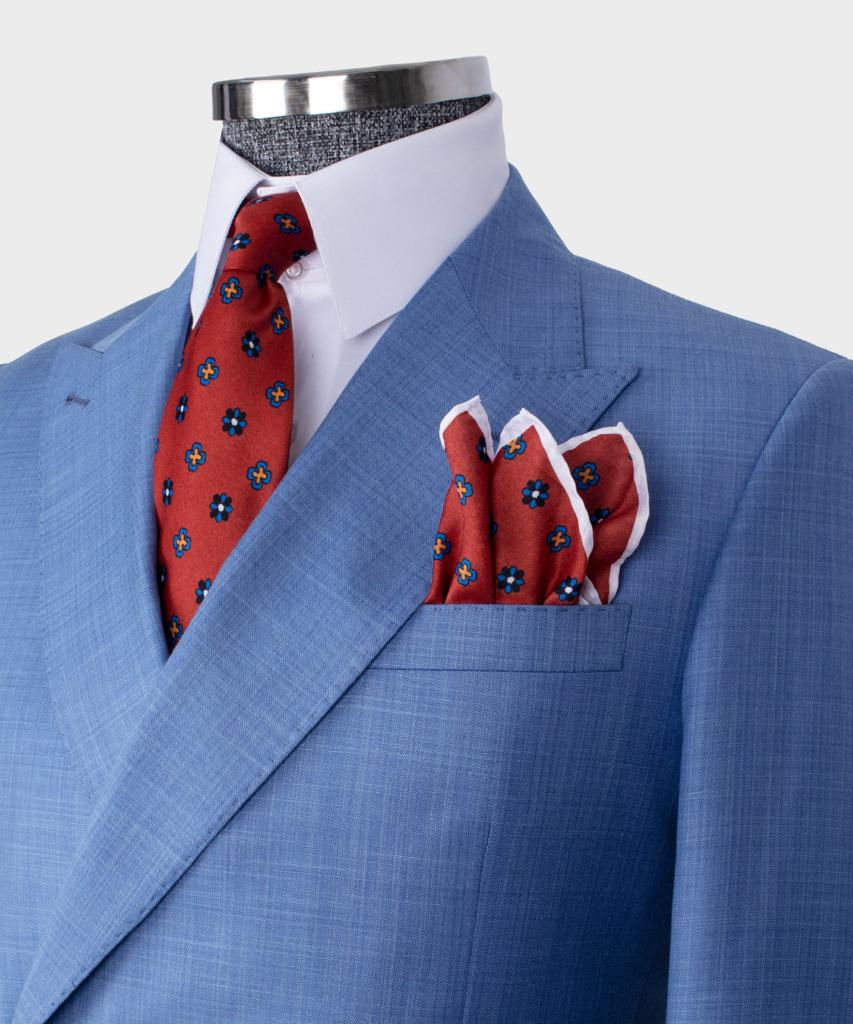 Men's Wear Clothing Outfit Denim Regular Fit One Button Fashion Suit Blazer