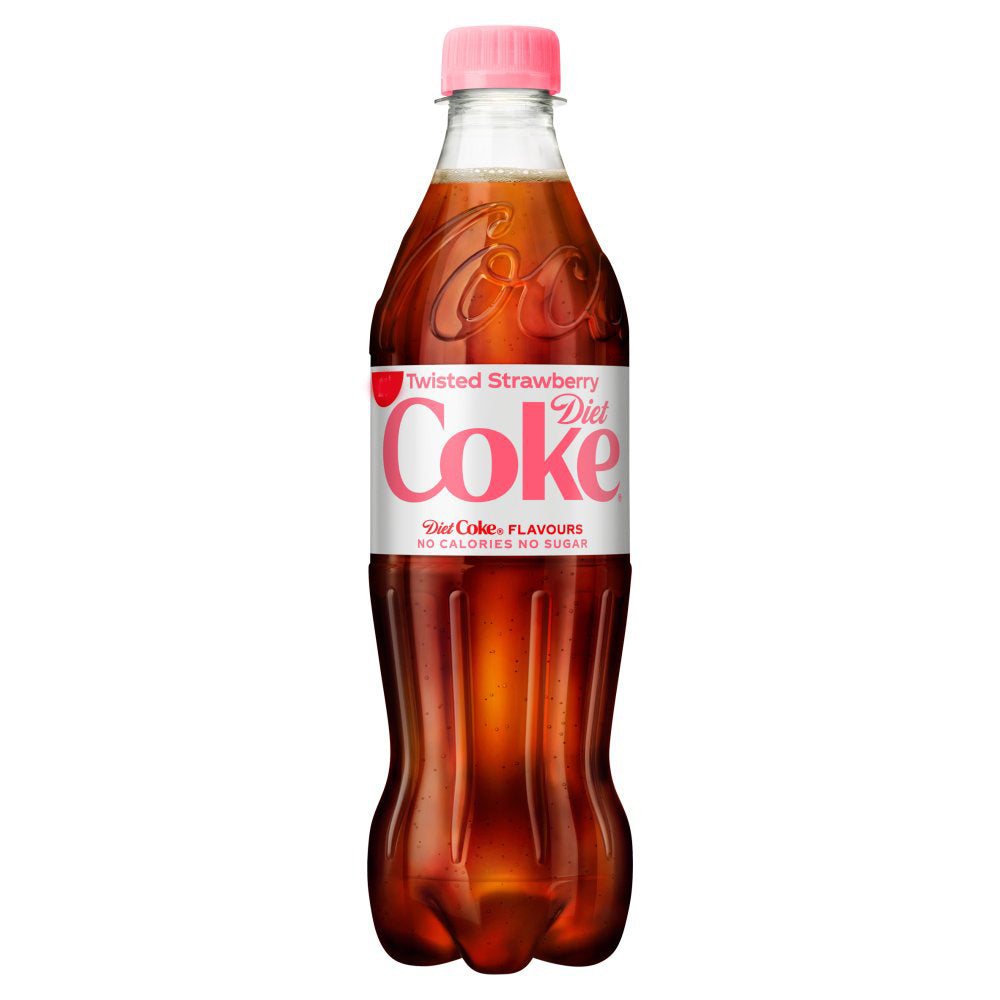 Diet Coke Twisted Strawberry 500ml-Food