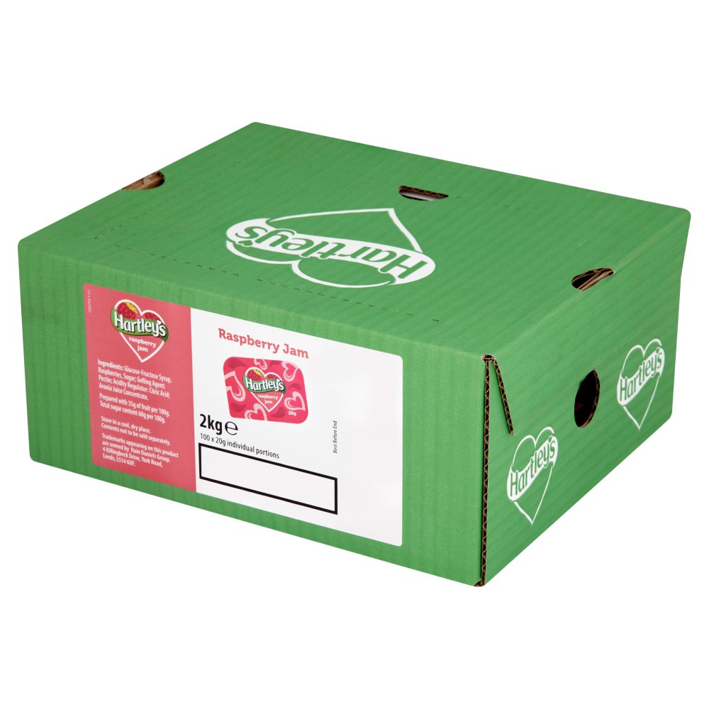 MASHartley's Raspberry Jam 100 x 20g-Food
