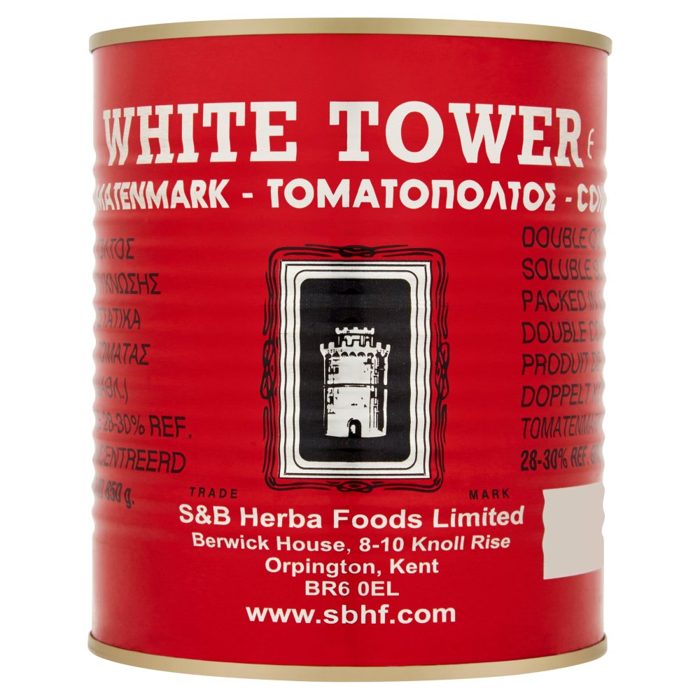 White Tower Tomato Paste 850g-Food