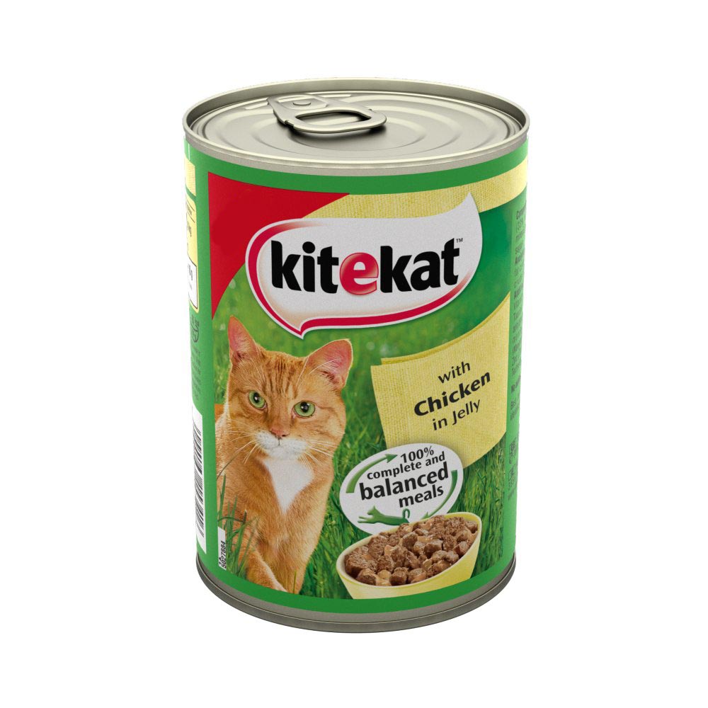 MASKitekat Adult Wet Cat Food Tin Chicken in Jelly 400g-Food