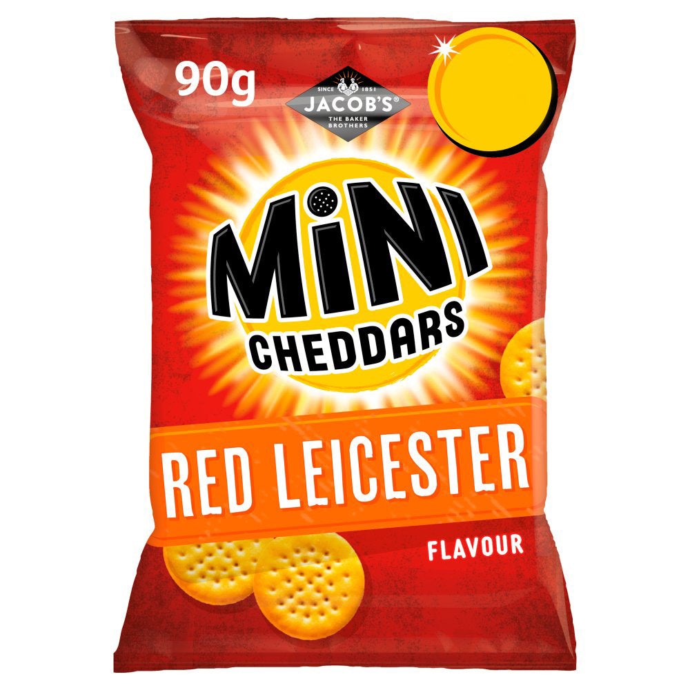 MASJacob's Mini Cheddars Red Leicester Flavour 90g-Food