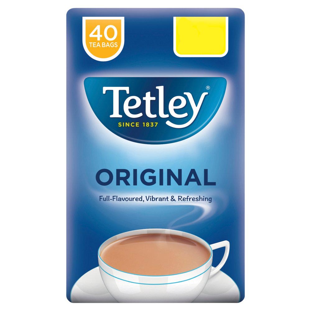 Tetley Original 40 Tea Bags 125g-Food