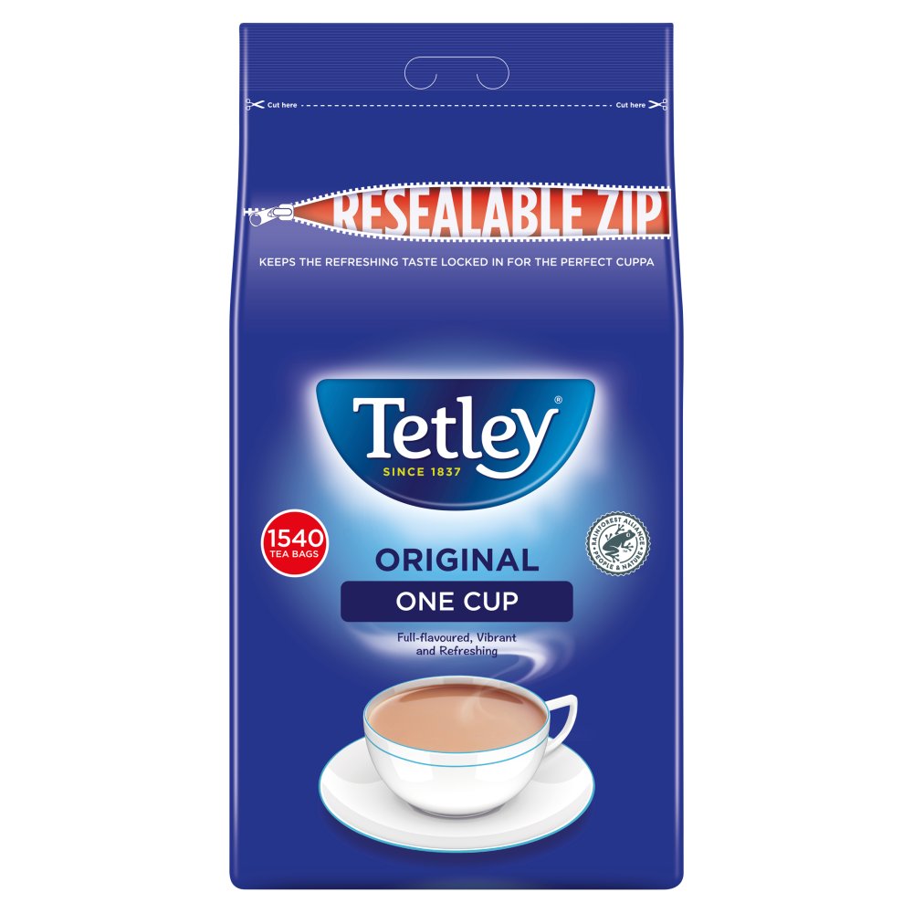 Tetley Original One Cup 1540 Tea Bags 3.08kg-Food