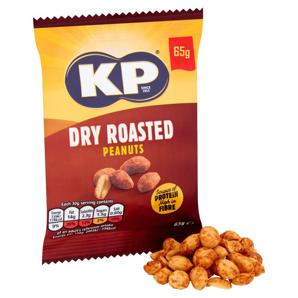 MASKP Dry Roasted Peanuts 65g-Food